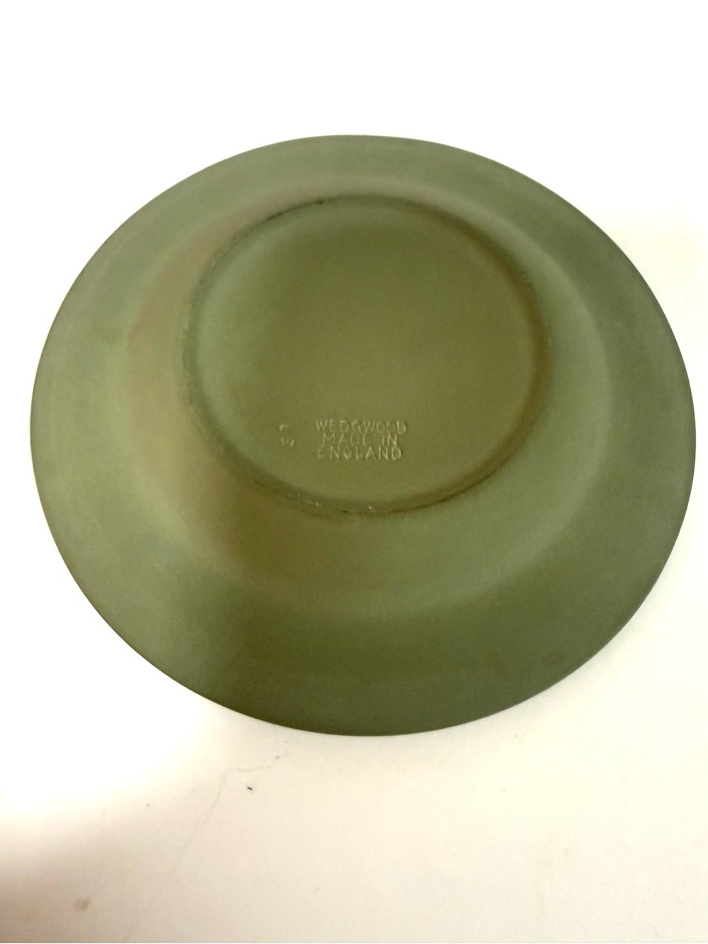 Green Jasperware Wedgwood Trinket Dish & Lighter - Picture 2 of 11